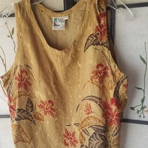 Floral 2 pc dress, Tropical L'Attitude size XL